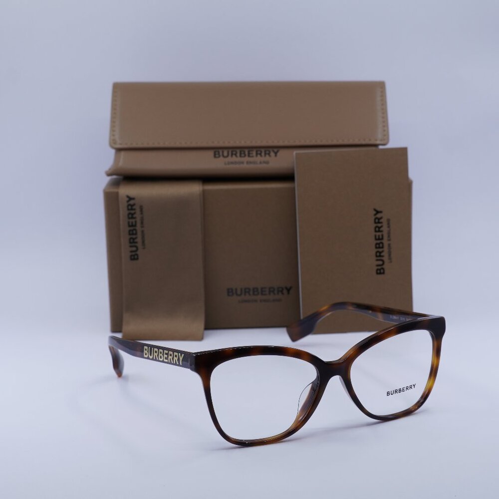 Burberry BE2364F 3316 Cat Eye Eyeglasses 54mm - Havana
